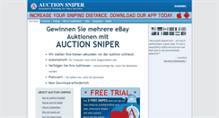 Desktop Screenshot of de.auctionsniper.com