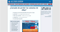 Desktop Screenshot of es.auctionsniper.com