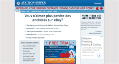 Desktop Screenshot of fr.auctionsniper.com
