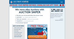 Desktop Screenshot of ca.auctionsniper.com